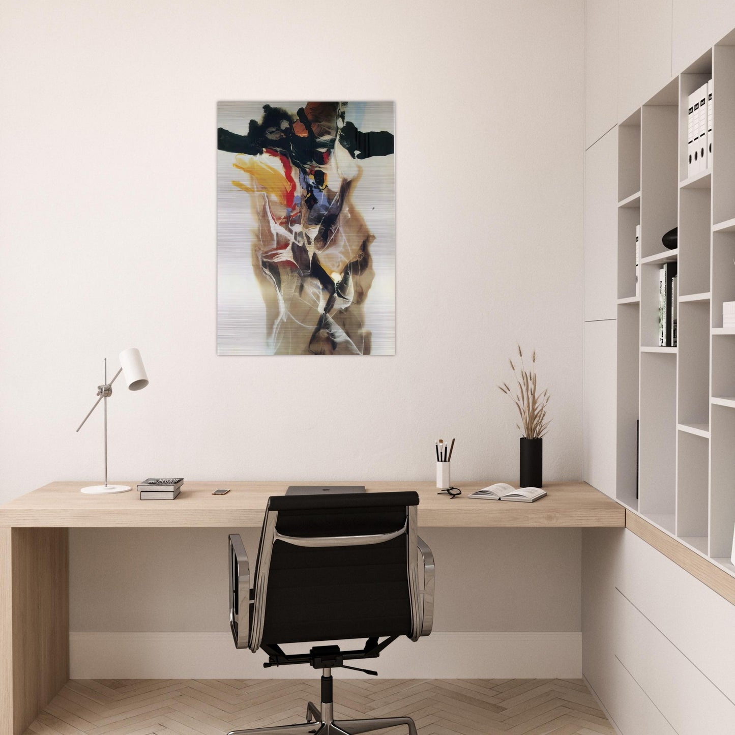 Phenomena High Octane - Paul Jenkins Brushed Aluminum Print - 70x100 cm / 28x40 inches | Paul Jenkins Aluminum Print | Paul Jenkins Prints