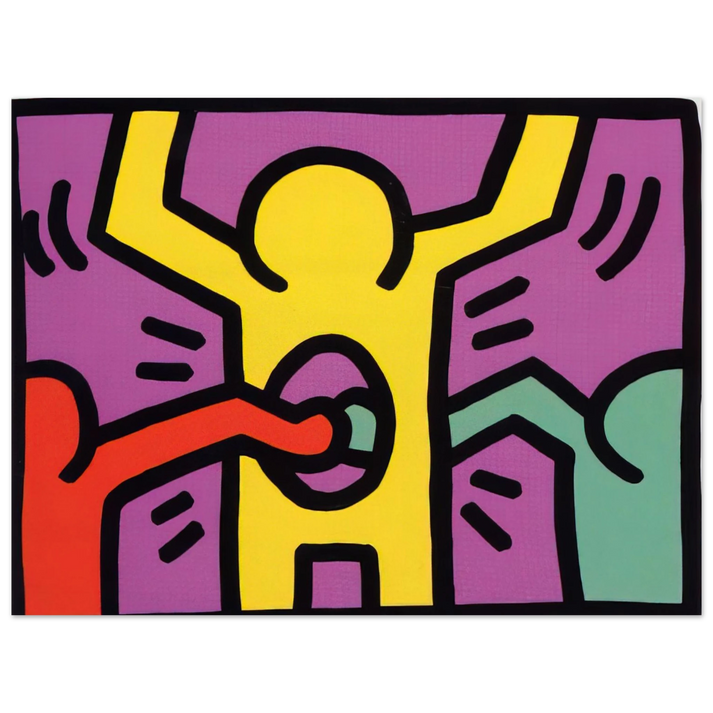 Keith Haring - POP SHOP 1 1987  75x100 cm / 30x40inches Fine Art Poster
