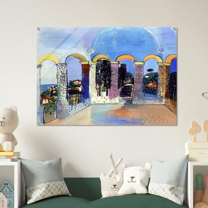 ARCADES AT VALLAURIS 1927 - Raoul Dufy Acrylic Print - 70x100 cm / 28x40″ inches
