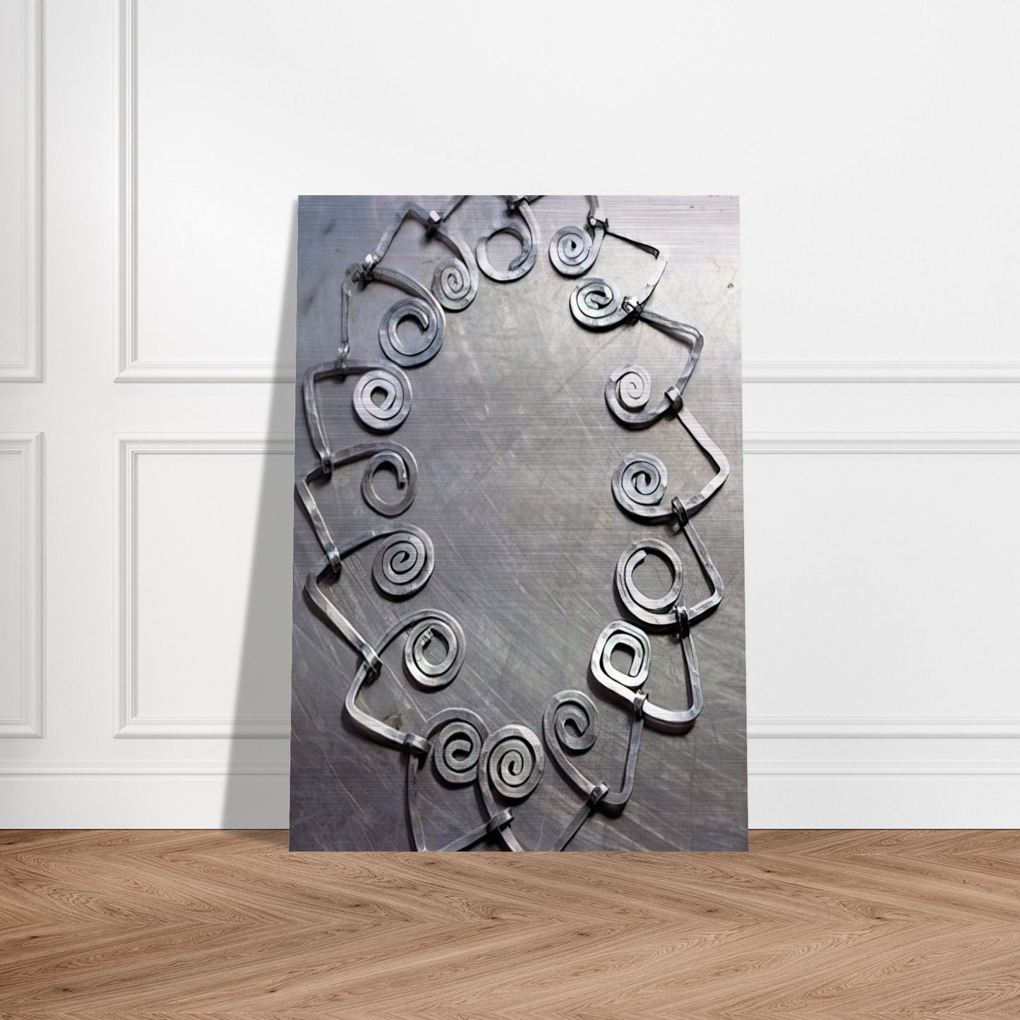 NECKLACE 1930 - Alexander Calder Brushed Aluminum Print - 70x100 cm / 28x40 inches | Alexander Calder Aluminum Print | Alexander Calder Prints
