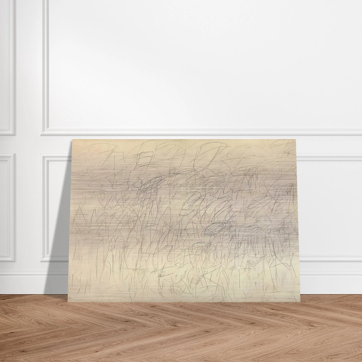 Academy - Cy Twombly Brushed Aluminum Print - 70x100 cm / 28x40 inches | Cy Twombly Aluminum Print | Cy Twombly Prints