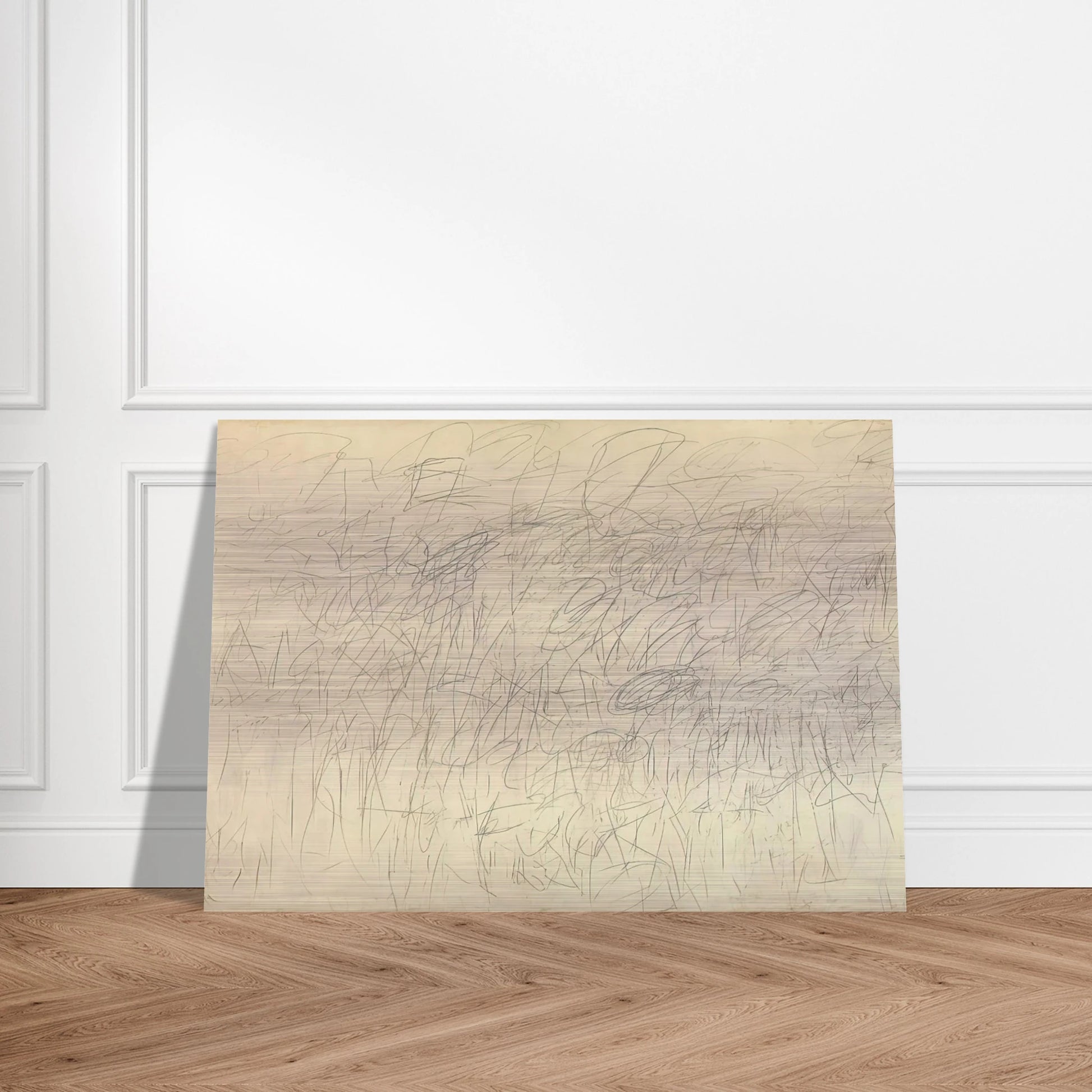 Academy - Cy Twombly Brushed Aluminum Print - 70x100 cm / 28x40 inches | Cy Twombly Aluminum Print | Cy Twombly Prints