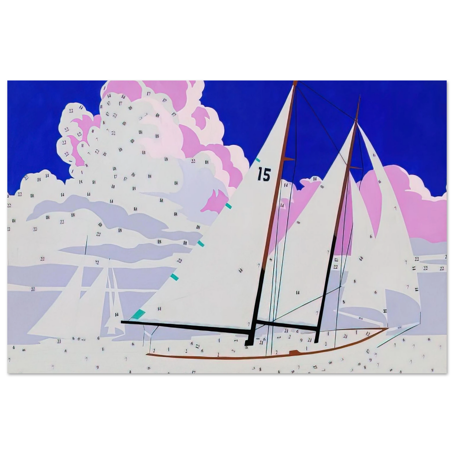 Andy Warhol - Do It Yourself  Sailboats  Fine Art Poster
