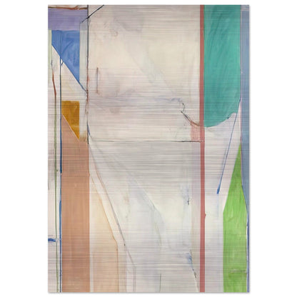 Ocean Park #43 - Richard Diebenkorn Brushed Aluminum Print - 70x100 cm / 28x40 inches | Richard Diebenkorn Aluminum Print | Richard Diebenkorn Prints