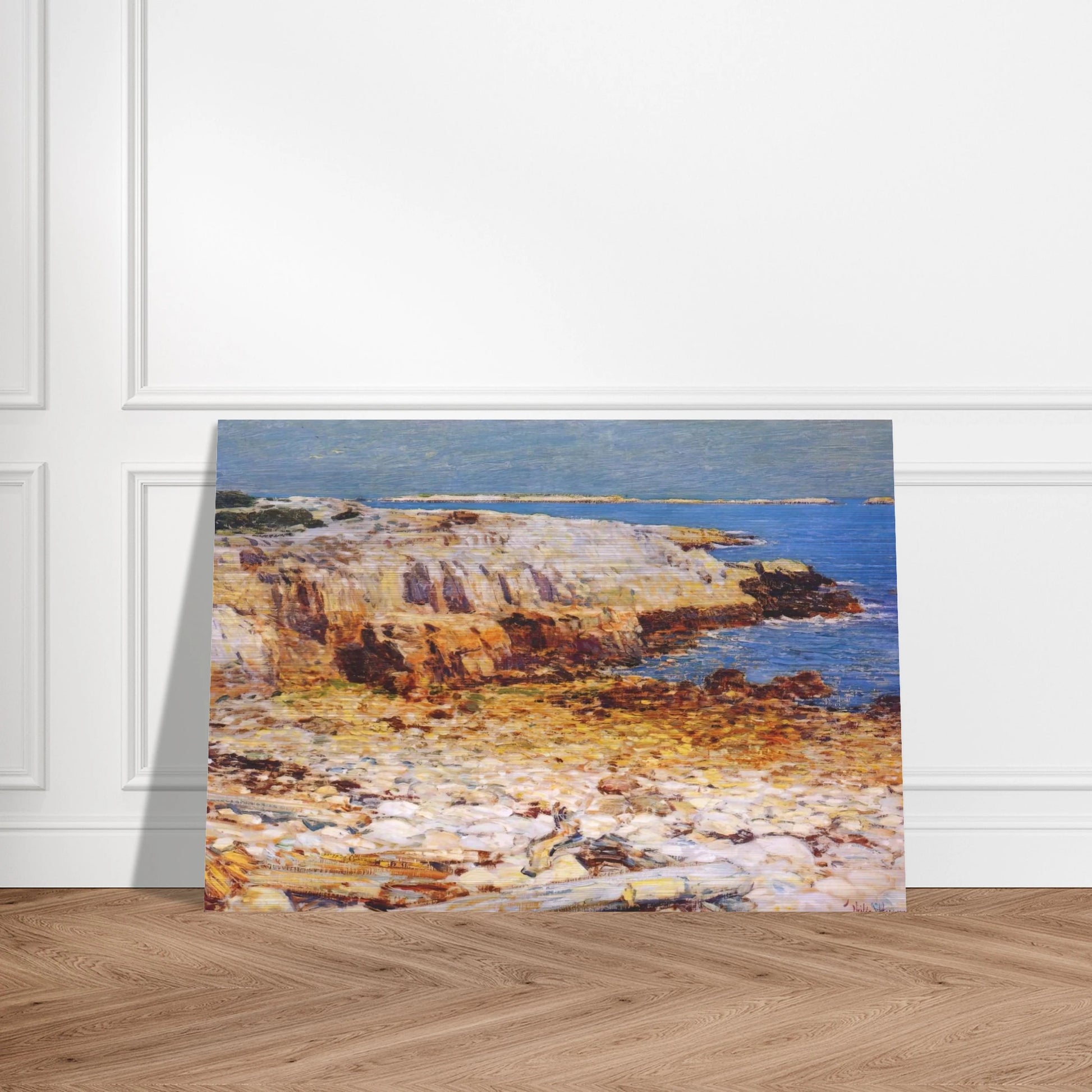 Northeast Headlands, New England Coast - Childe Hassam Brushed Aluminum Print - 70x100 cm / 28x40 inches | Childe Hassam Aluminum Print | Childe Hassam Prints