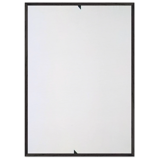 The Big N - Al Held 70x100 cm / 28x40 inches Framed Art Print – Black Wooden Frame