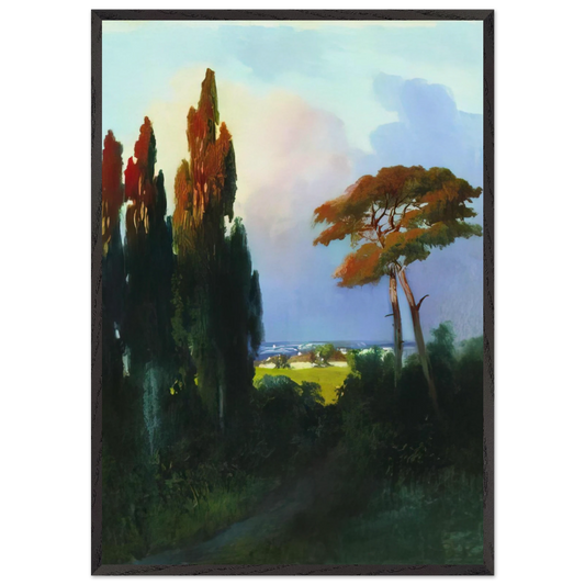 Ukraine - Arkhyp Kuindzhi 70x100 cm / 28x40 inches Framed Art Print – Black Wooden Frame