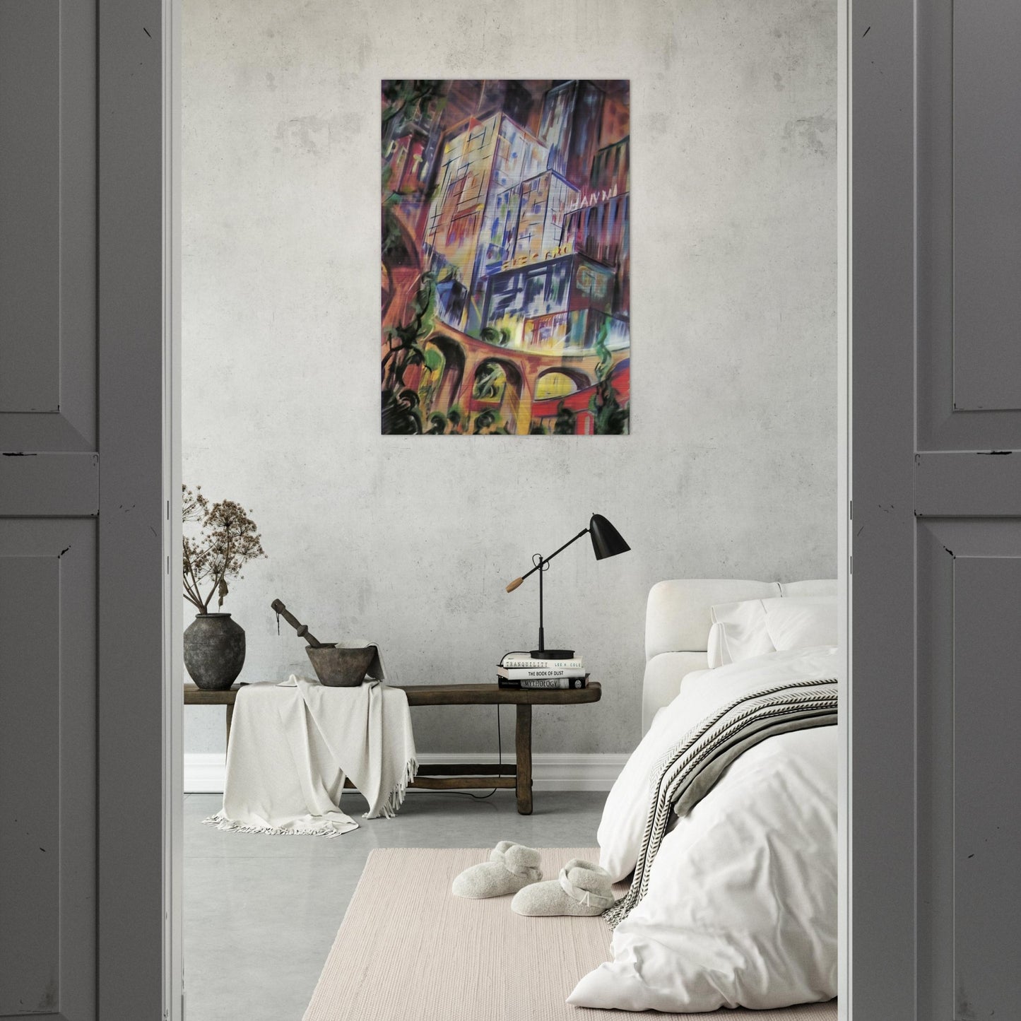 Untitled - Expressionism - Konrad Zuse Brushed Aluminum Print - 70x100 cm / 28x40 inches | Konrad Zuse Aluminum Print | Konrad Zuse Prints