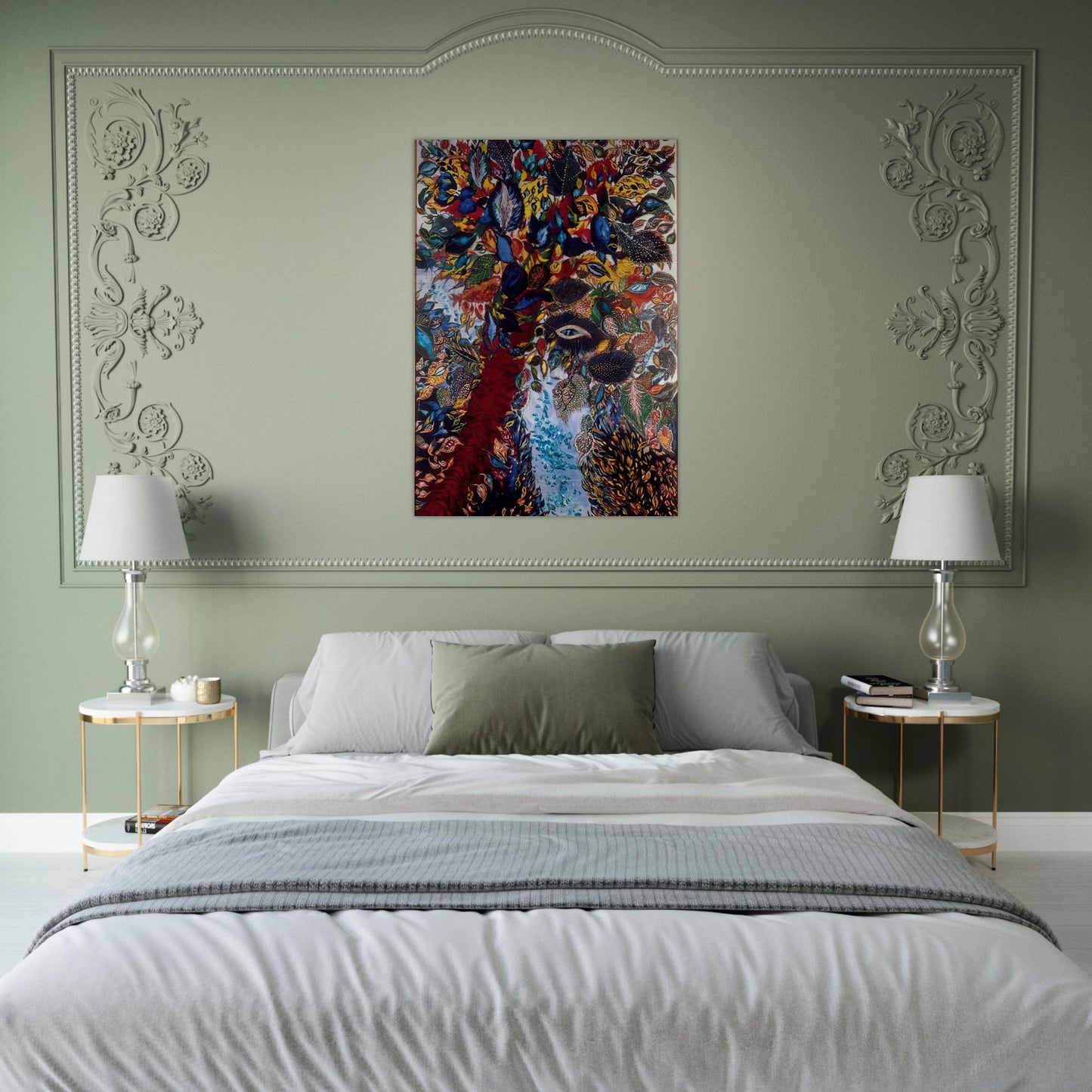The Tree of Paradise - Seraphine Louis Brushed Aluminum Print - 70x100 cm / 28x40 inches | Seraphine Louis Aluminum Print | Seraphine Louis Prints