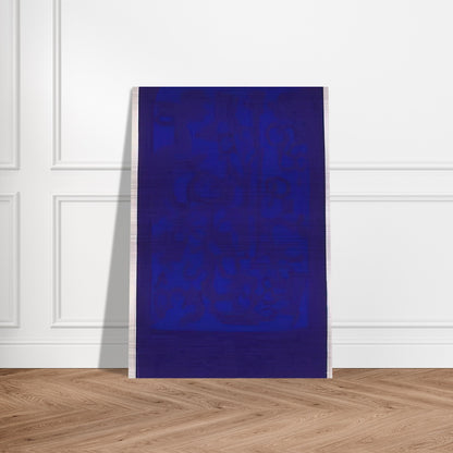Blue Viola - 1962 - Carla Accardi Brushed Aluminum Print - 70x100 cm / 28x40 inches | Carla Accardi Aluminum Print | Carla Accardi Prints