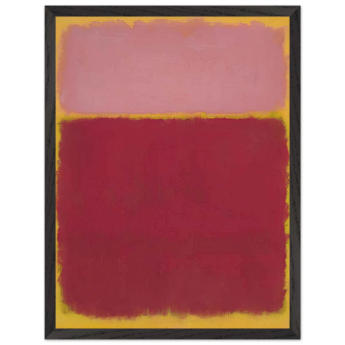 Mark Rothko - Untitled No. 17 - 1961 Wall Art - 21x29.7 cm / 8x12" - Premium Wooden Framed Poster With Fine Art Paper - Wood frame