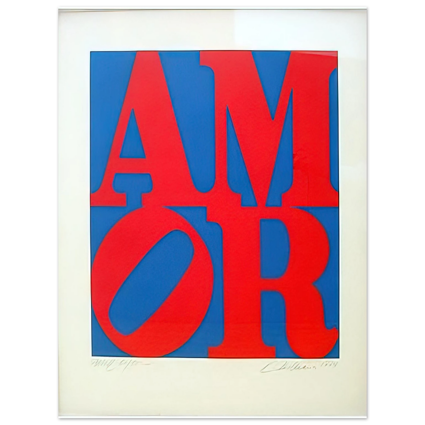 Robert Indiana - Amor  75x100 cm / 30x40inches Fine Art Poster