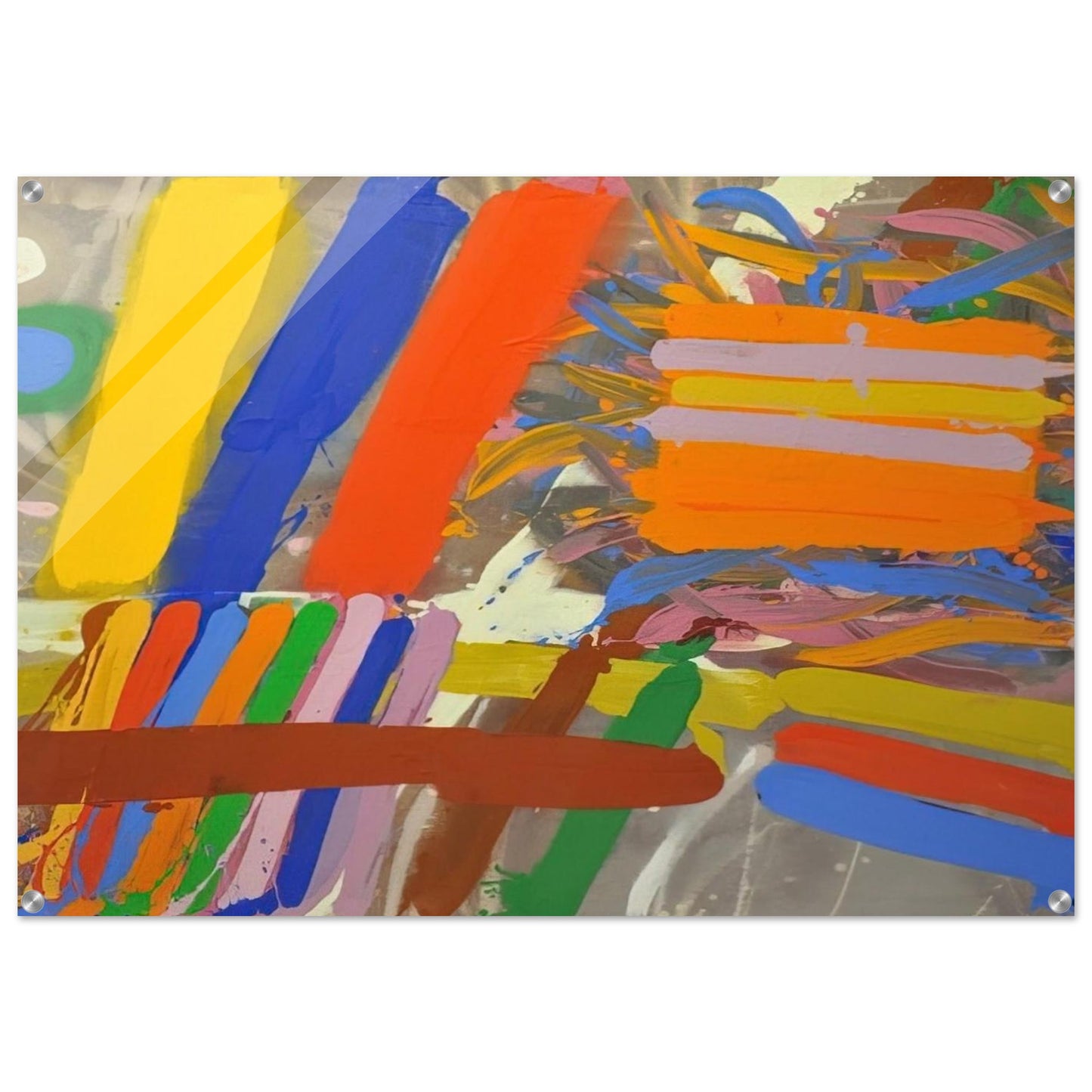 Woolhara - 1986 - Albert Irvin Acrylic Print - 70x100 cm / 28x40″ inches | Albert Irvin Wall Art | Albert Irvin Prints