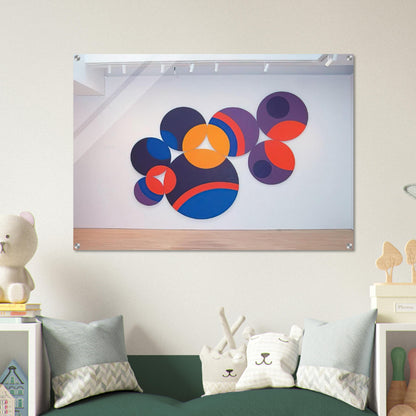 Constellation Twelve Circles - 1969 - Leon Polk Smith Acrylic Print - 70x100 cm / 28x40″ inches