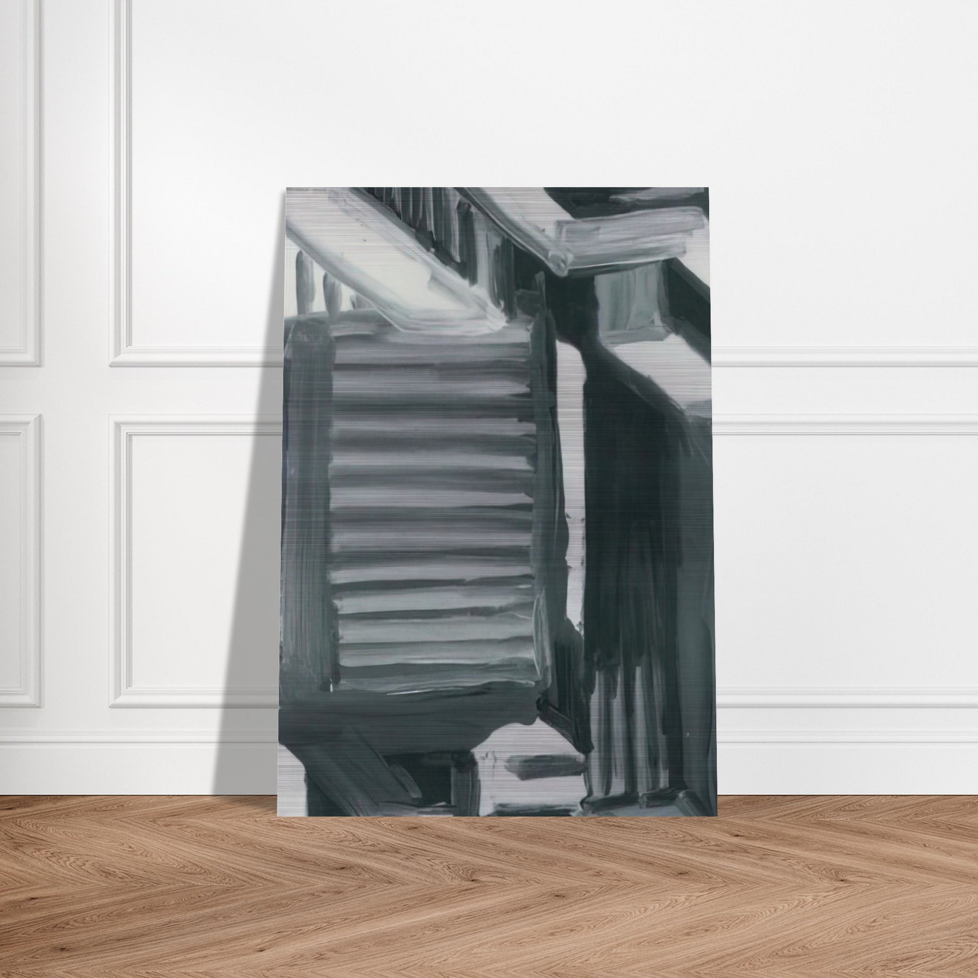 TOWNSCAPE 1968 2 - Gerhard Richter Brushed Aluminum Print - 70x100 cm / 28x40 inches | Gerhard Richter Aluminum Print | Gerhard Richter Prints