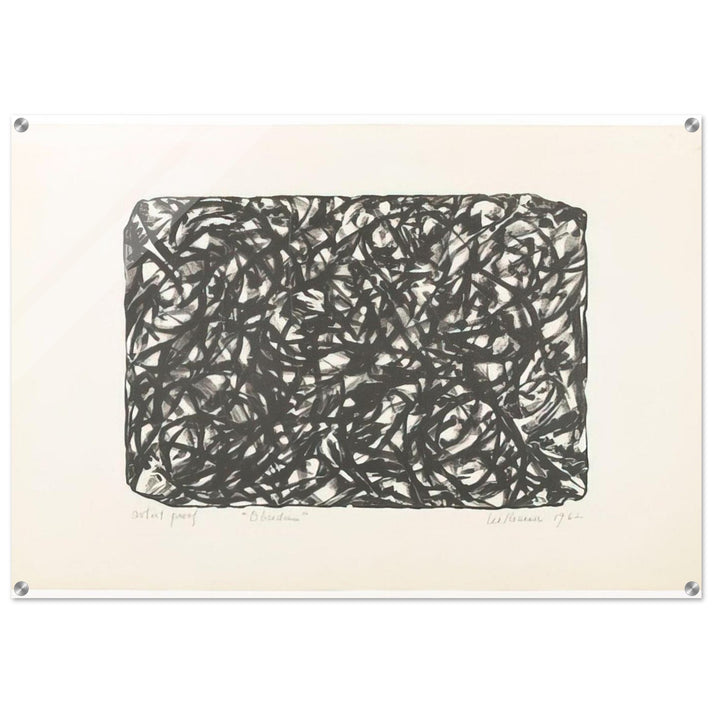 Obsidian - Lee Krasner Acrylic Print - 70x100 cm / 28x40″ inches | Lee Krasner Wall Art | Lee Krasner Prints