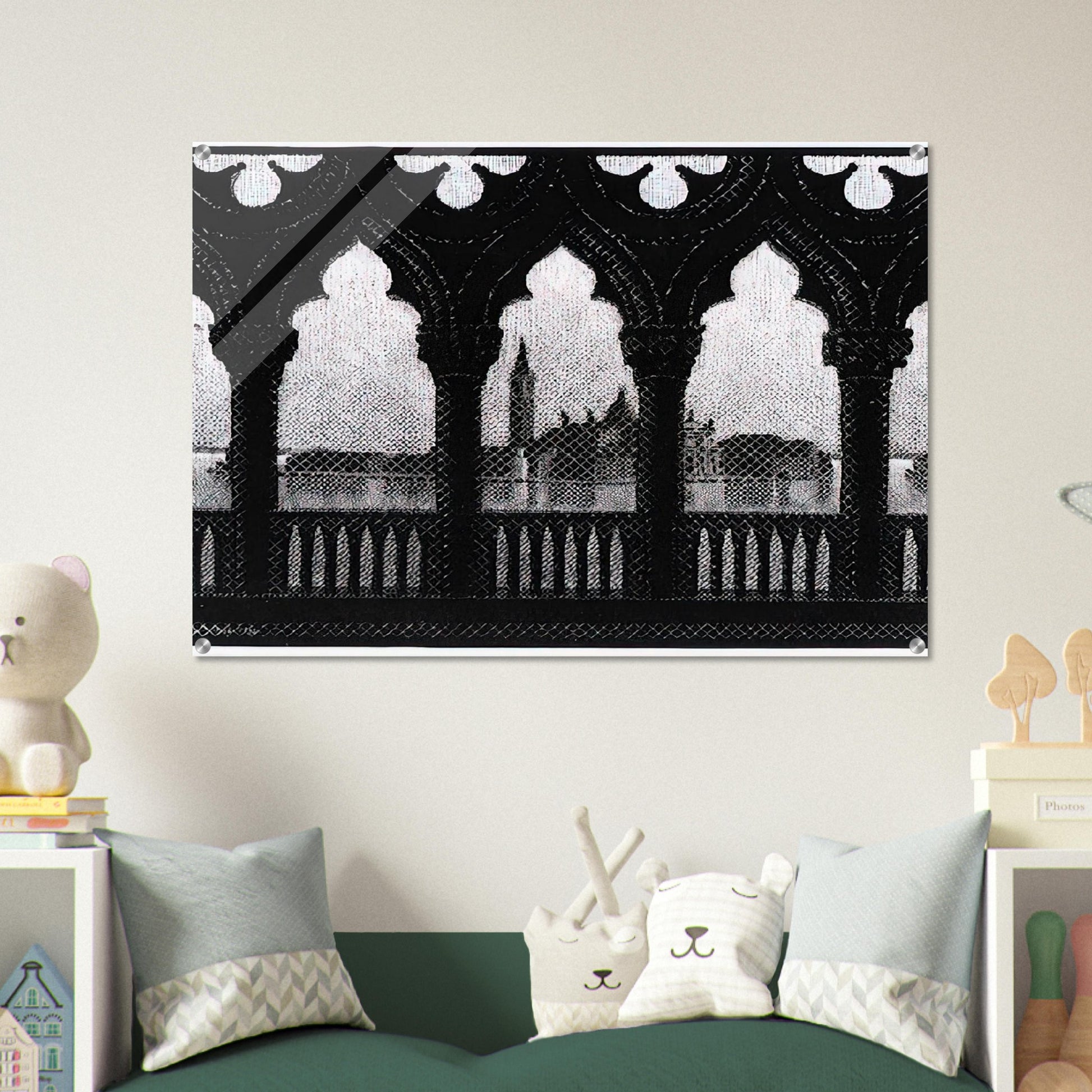 VENICE OCTOBER 1936 1936 - MC Escher Acrylic Print - 70x100 cm / 28x40″ inches | Maurits Cornelis Escher Prints