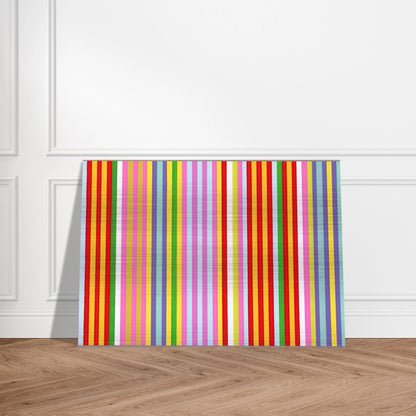 Powwow - 1969 - Gene Davis Brushed Aluminum Print - 70x100 cm / 28x40 inches | Gene Davis Aluminum Print | Gene Davis Prints