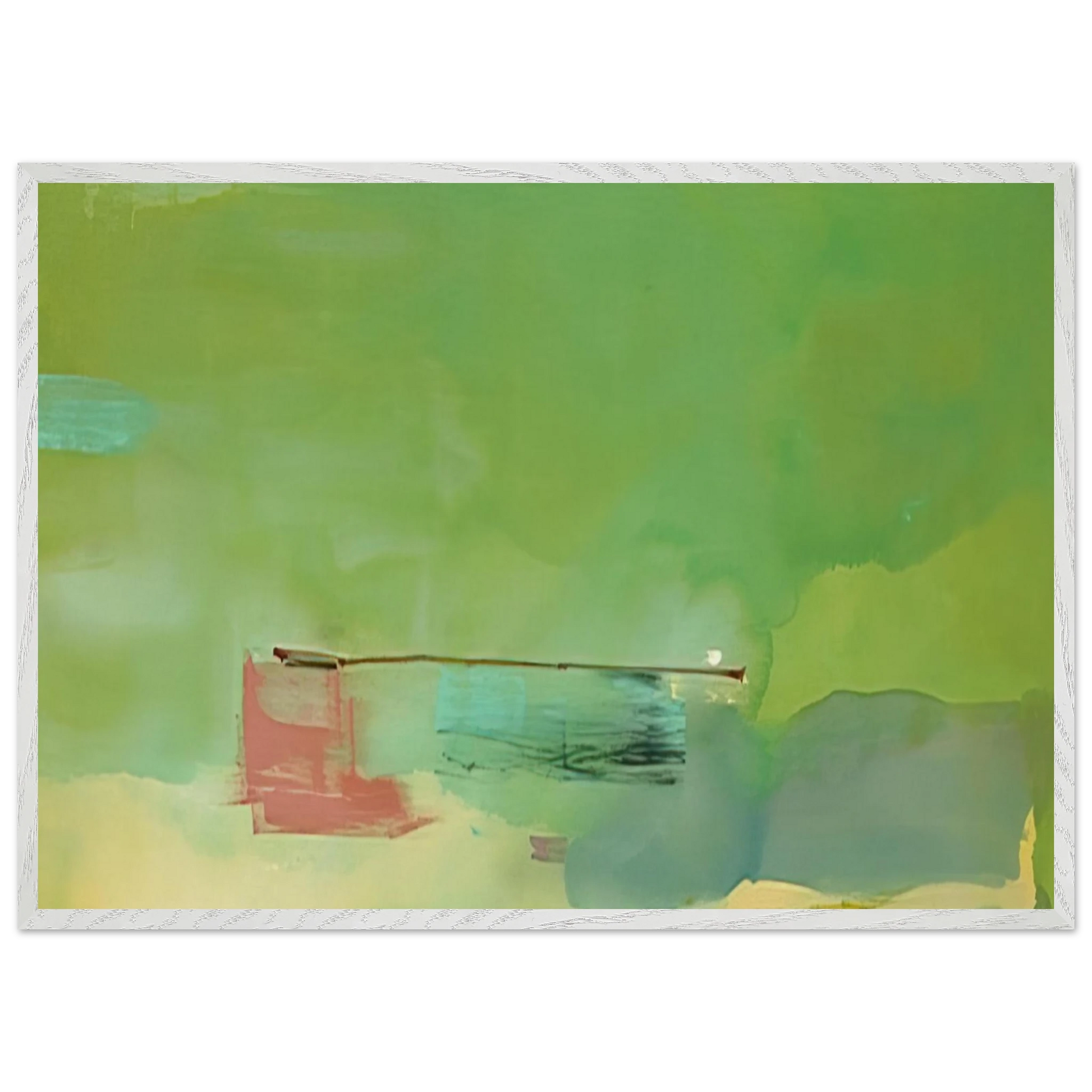 Helen Frankenthaler - Springscape - 1975 Wall art - 40x50 cm / 16x20 inches - Fine Art Poster-canvas - -