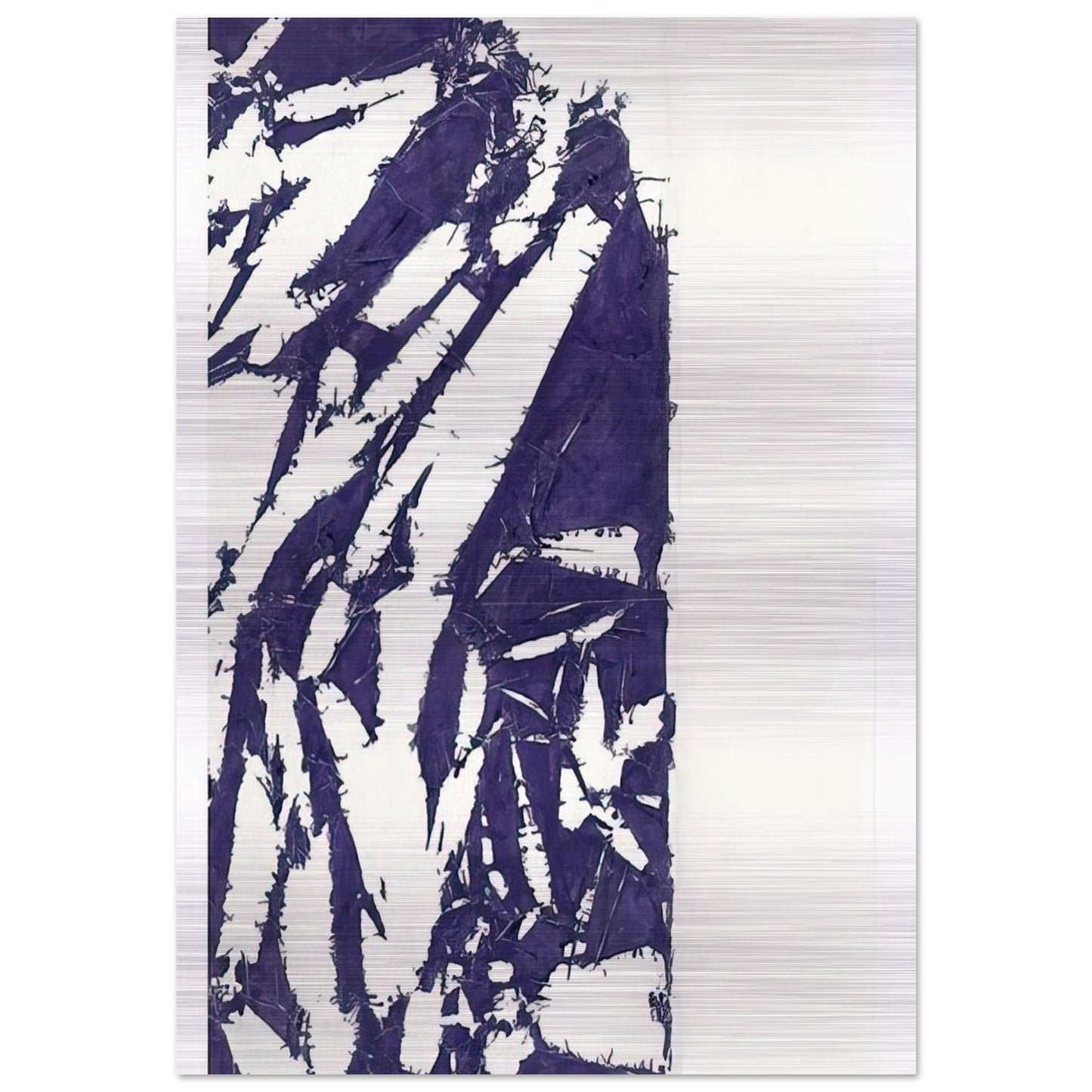 Laissée - 1995 - Simon Hantai Brushed Aluminum Print - 70x100 cm / 28x40 inches | Simon Hantai Aluminum Print | Simon Hantai Prints