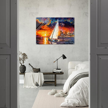 Leonid Afremov - Leonid Afremov Acrylic Print - 70x100 cm / 28x40″ inches