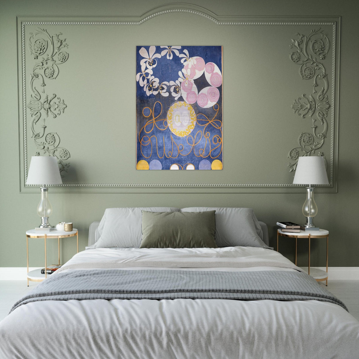 THE TEN LARGEST 1907 - Hilma af Klint Brushed Aluminum Print - 70x100 cm / 28x40 inches | Hilma af Klint Aluminum Print | Hilma af Klint Prints