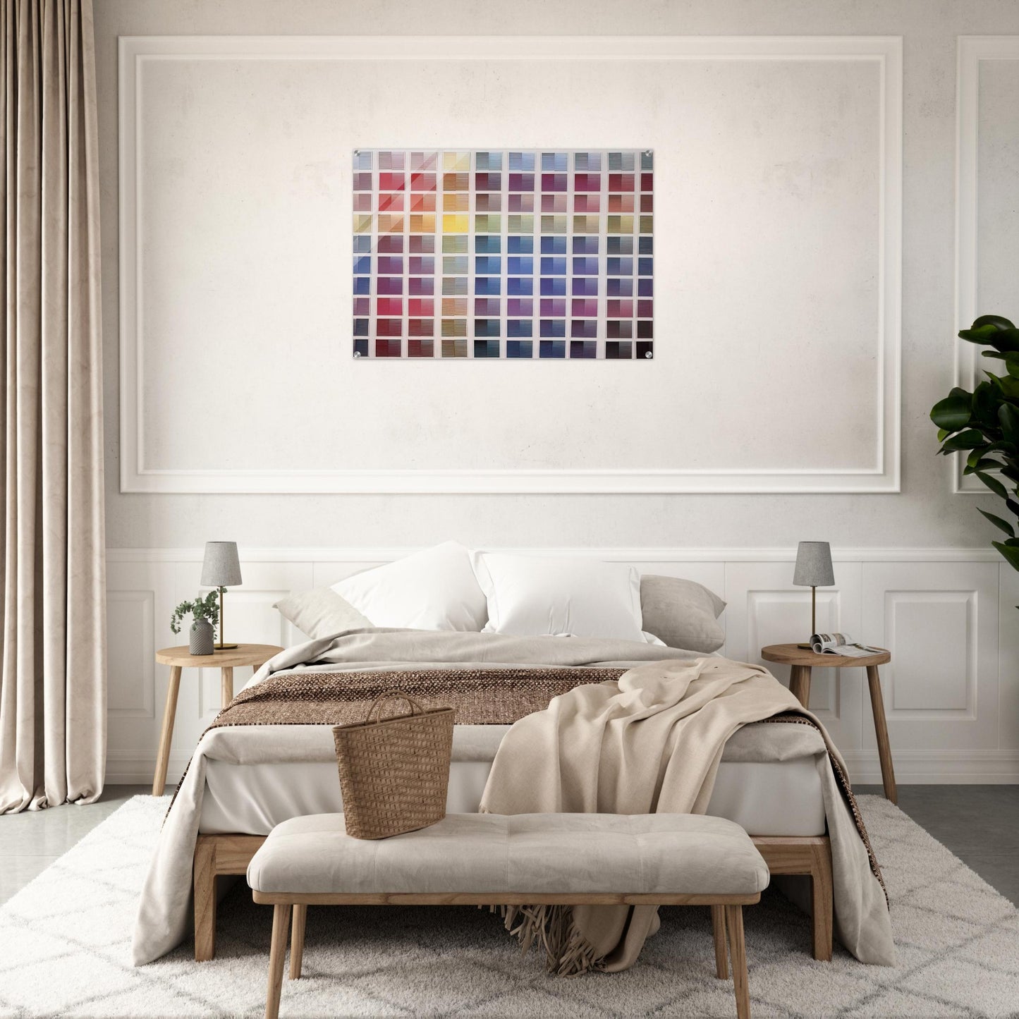 La ricerca del colore - 1968 - Dadamaino Acrylic Print - 70x100 cm / 28x40″ inches