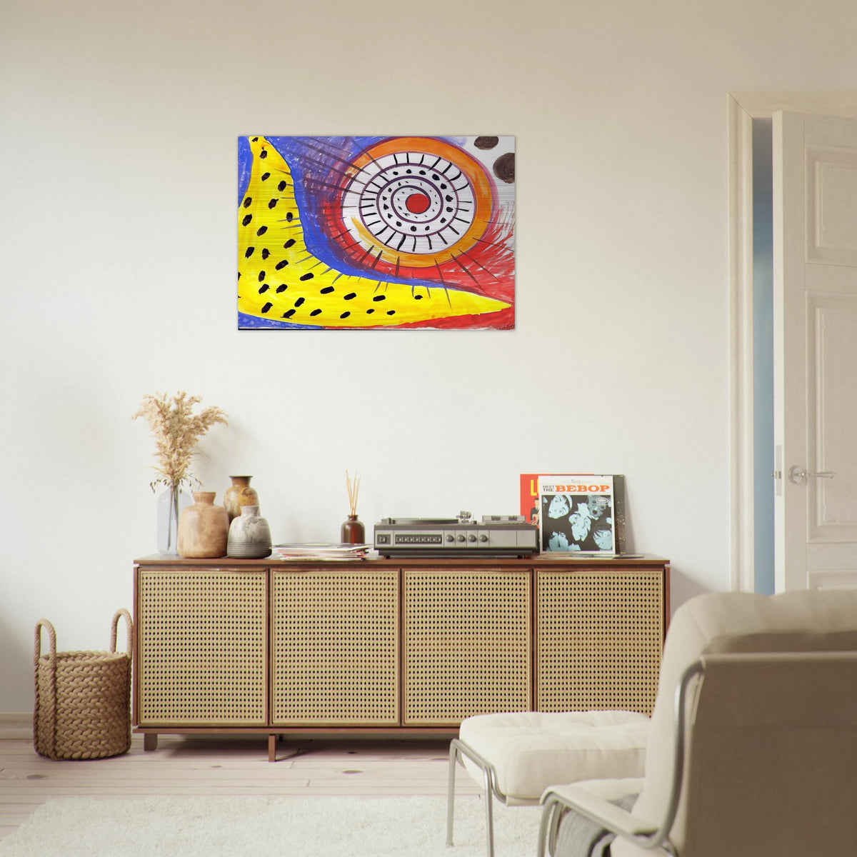 SPIRAL COMPOSITION 1970 - Alexander Calder Brushed Aluminum Print - 70x100 cm / 28x40 inches | Alexander Calder Aluminum Print | Alexander Calder Prints