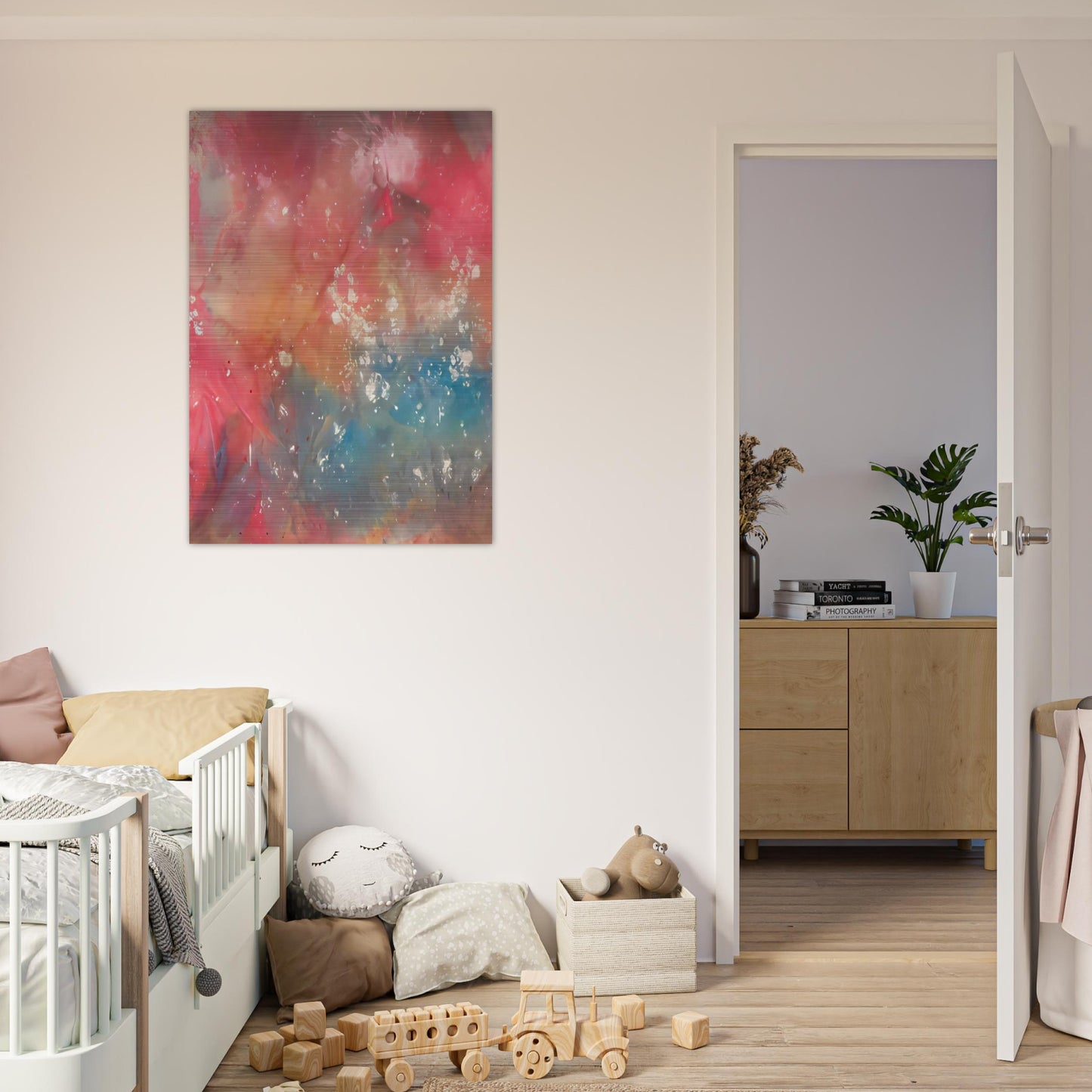 Untitled - Sam Gilliam Brushed Aluminum Print - 70x100 cm / 28x40 inches | Sam Gilliam Aluminum Print | Sam Gilliam Prints