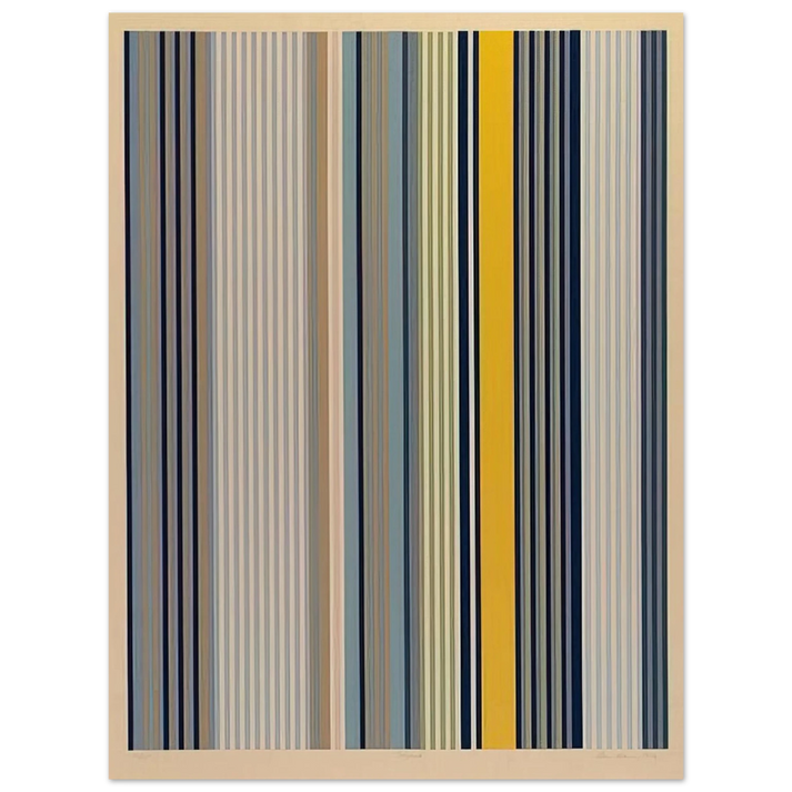 Gene Davis - Signal - 1973  75x100 cm / 30x40inches Fine Art Poster