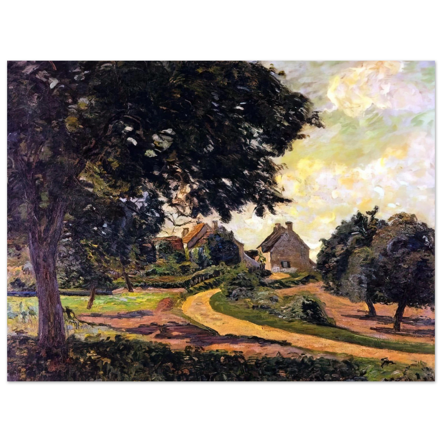 Armand Guillaumin - AprÃƒÂ¨s la pluie - 1885  75x100 cm / 30x40inches Fine Art Poster