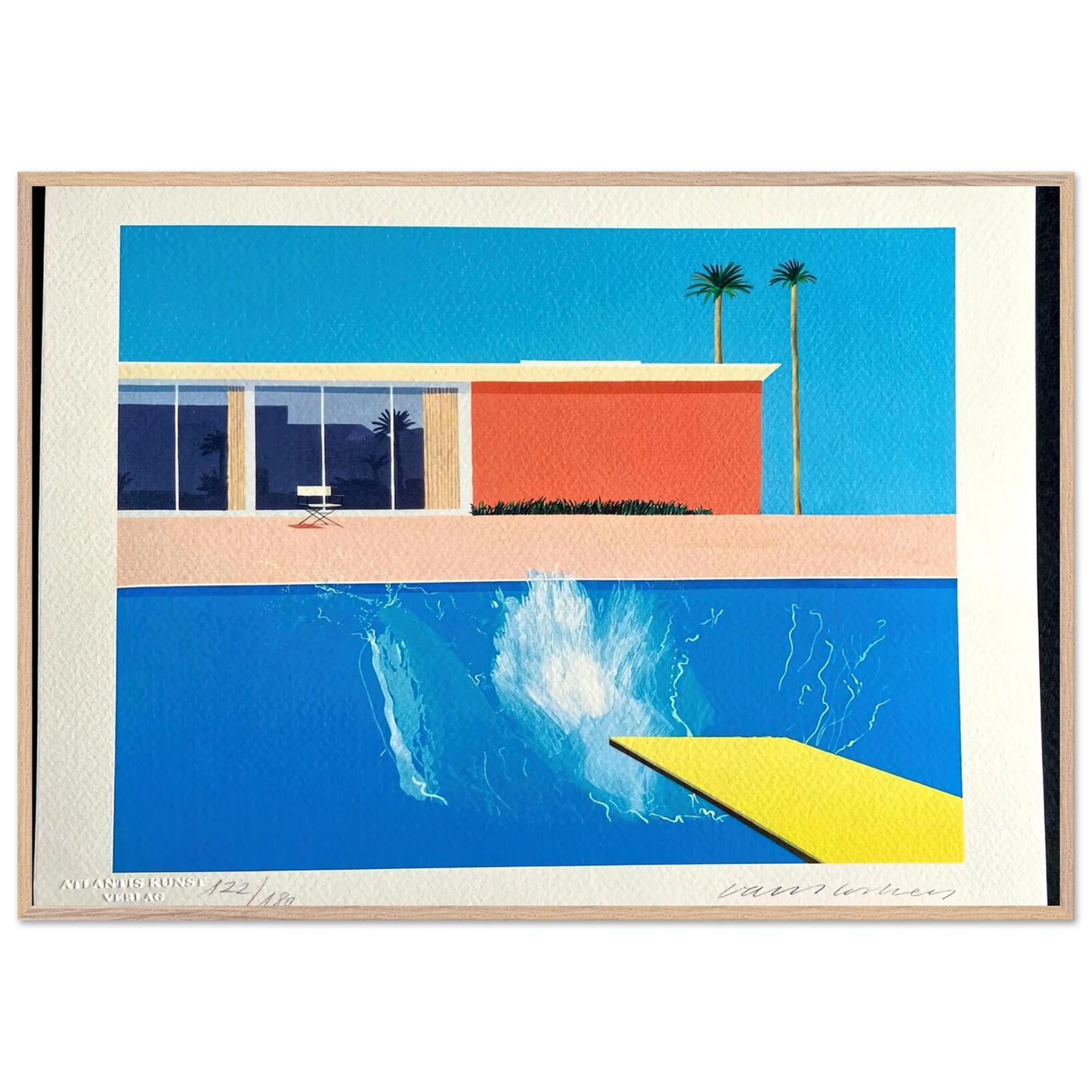 David Hockney - David Hockney Wall art - 27x35 cm / 11x14 inches - Fine Art Poster-canvas - -