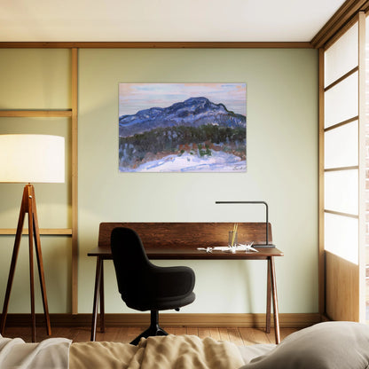 Mount Kolsaas - claude monet Brushed Aluminum Print - 70x100 cm / 28x40 inches | claude monet Aluminum Print | claude monet Prints