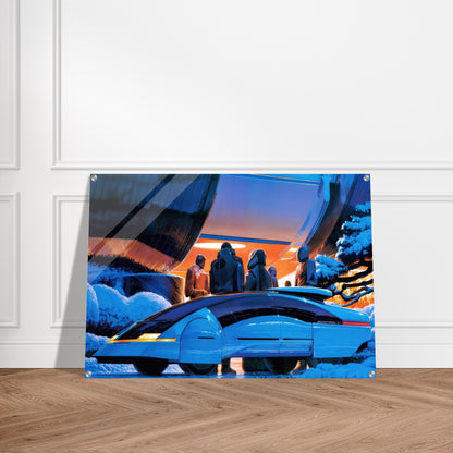 Syd Mead - Syd Mead Acrylic Print - 70x100 cm / 28x40″ inches
