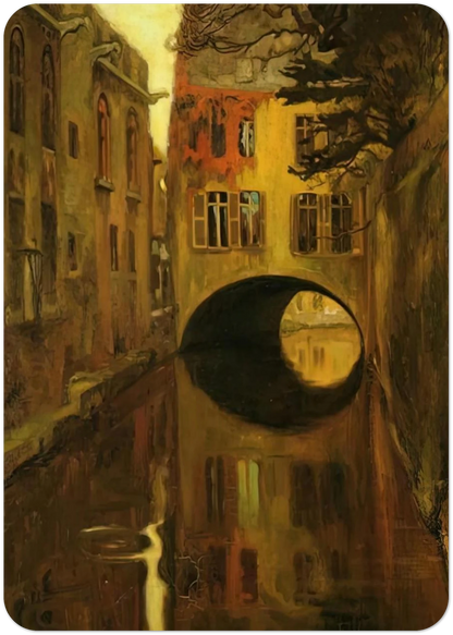 HOUSE OVER THE BRIDGE By Diego Rivera Pack of 10 Post Cards | Diego Rivera Post Cards | A6 (10.5 x 14.8 cm) - 4.1 x 5.8 inches