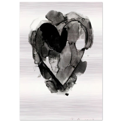 WELCOME HOME RARE BIRDS 1969 - Jim Dine Brushed Aluminum Print - 70x100 cm / 28x40 inches | Jim Dine Aluminum Print | Jim Dine Prints