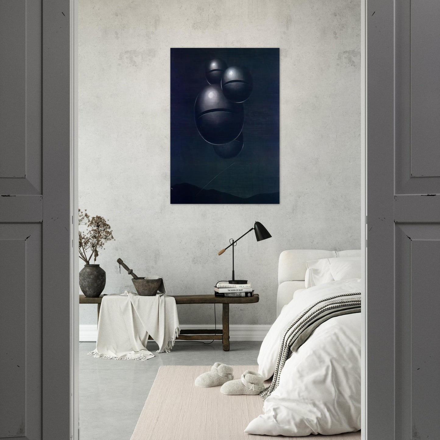 THE VOICE OF SPACE 1928 1 - Rene Magritte Brushed Aluminum Print - 70x100 cm / 28x40 inches | Rene Magritte Aluminum Print | Rene Magritte Prints