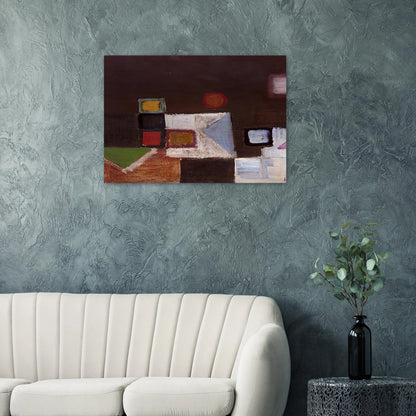 Untitled - 1948 - Victor Pasmore Brushed Aluminum Print - 70x100 cm / 28x40 inches | Victor Pasmore Aluminum Print | Victor Pasmore Prints