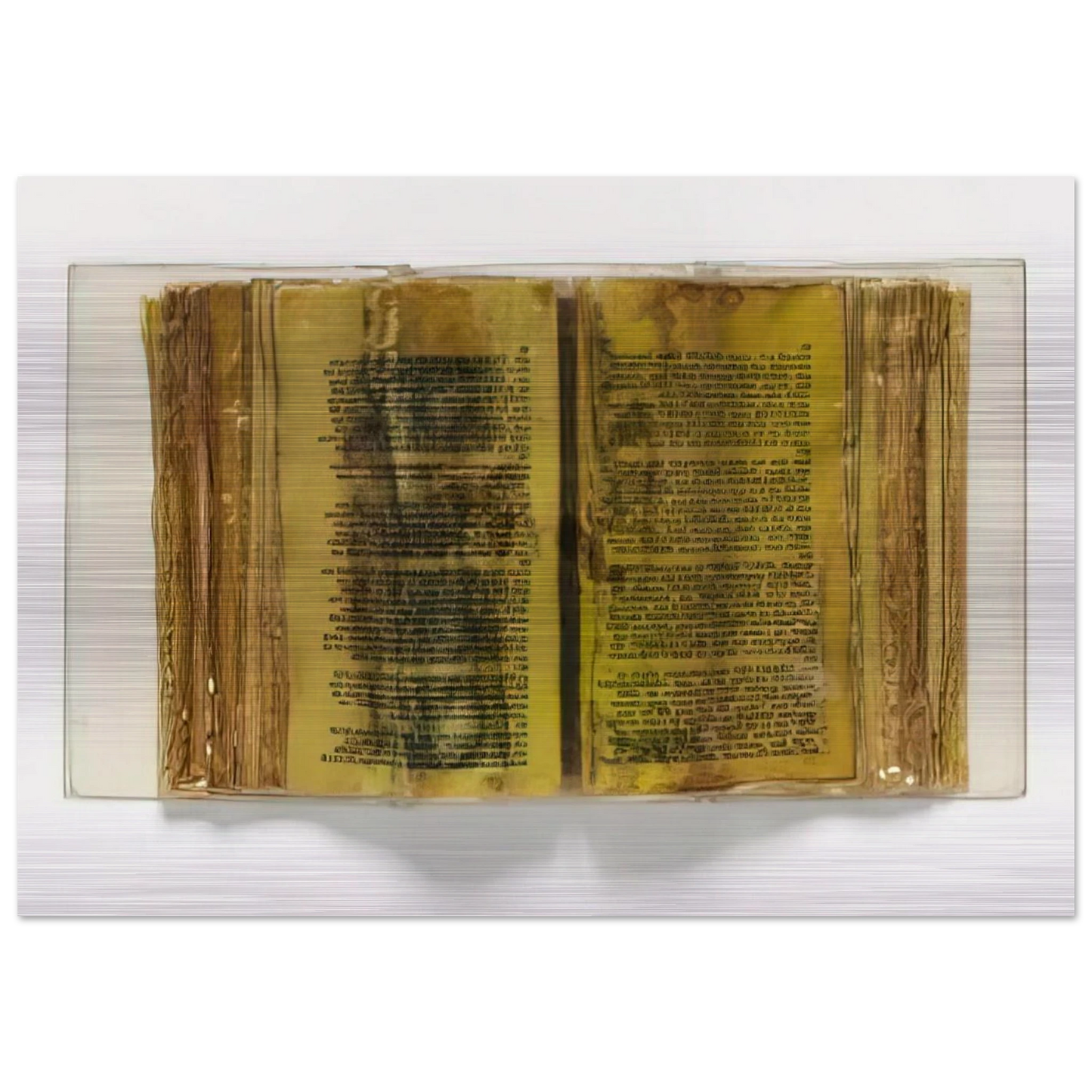 Poemetrie - 1970 - Dieter Roth Brushed Aluminum Print - 70x100 cm / 28x40 inches | Dieter Roth Aluminum Print | Dieter Roth Prints