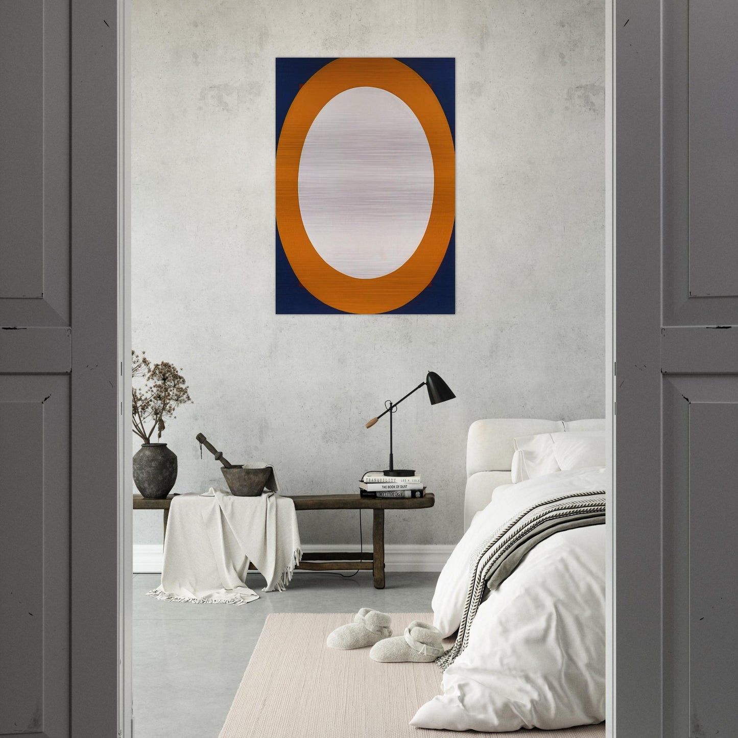 Mao - Al Held Brushed Aluminum Print - 70x100 cm / 28x40 inches | Al Held Aluminum Print | Al Held Prints