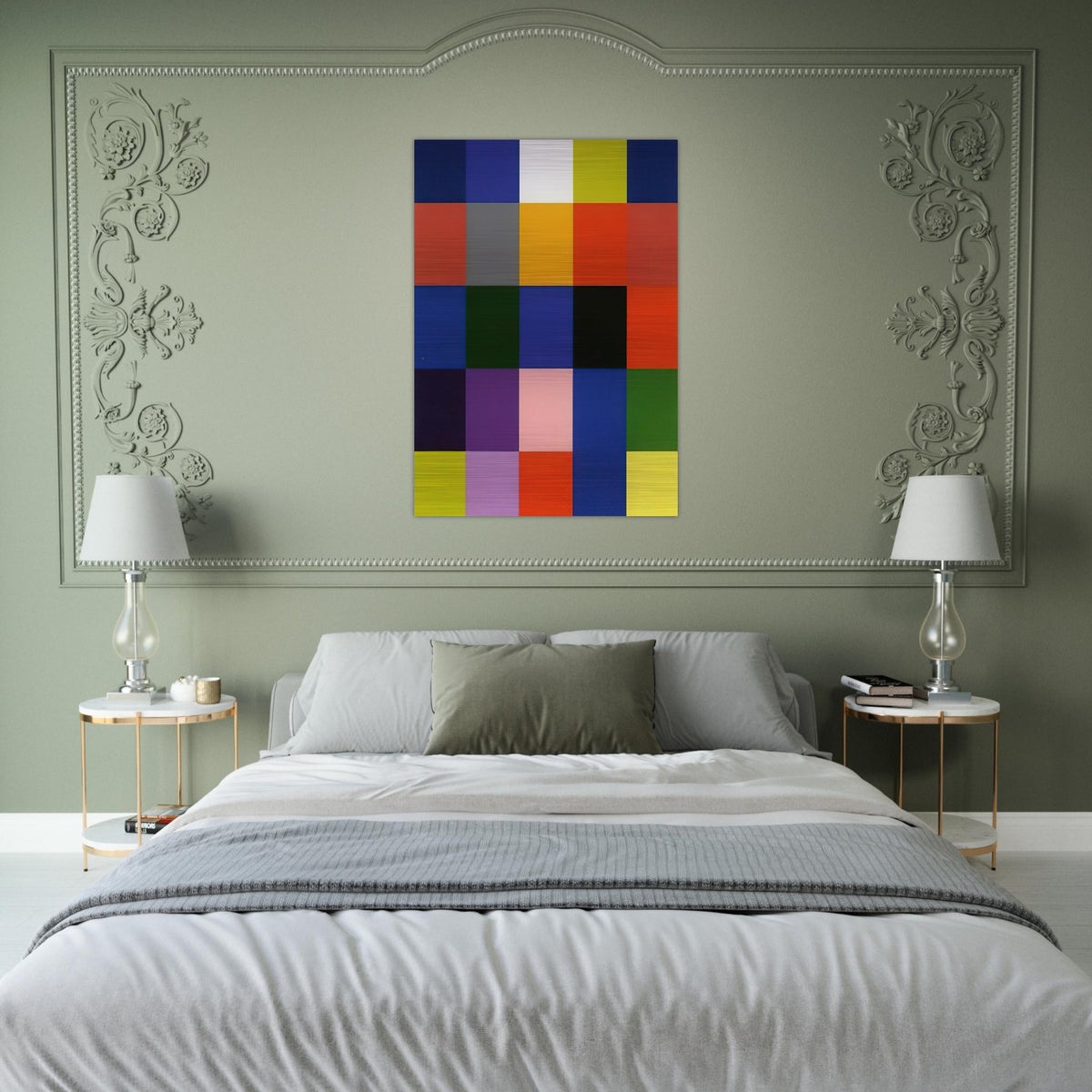 25 COLOURS 2007 - Gerhard Richter Brushed Aluminum Print - 70x100 cm / 28x40 inches | Gerhard Richter Aluminum Print | Gerhard Richter Prints