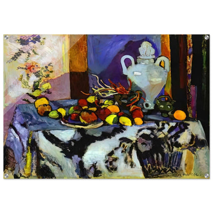 BLUE STILL LIFE - Henri Matisse Acrylic Print - 70x100 cm / 28x40″ inches