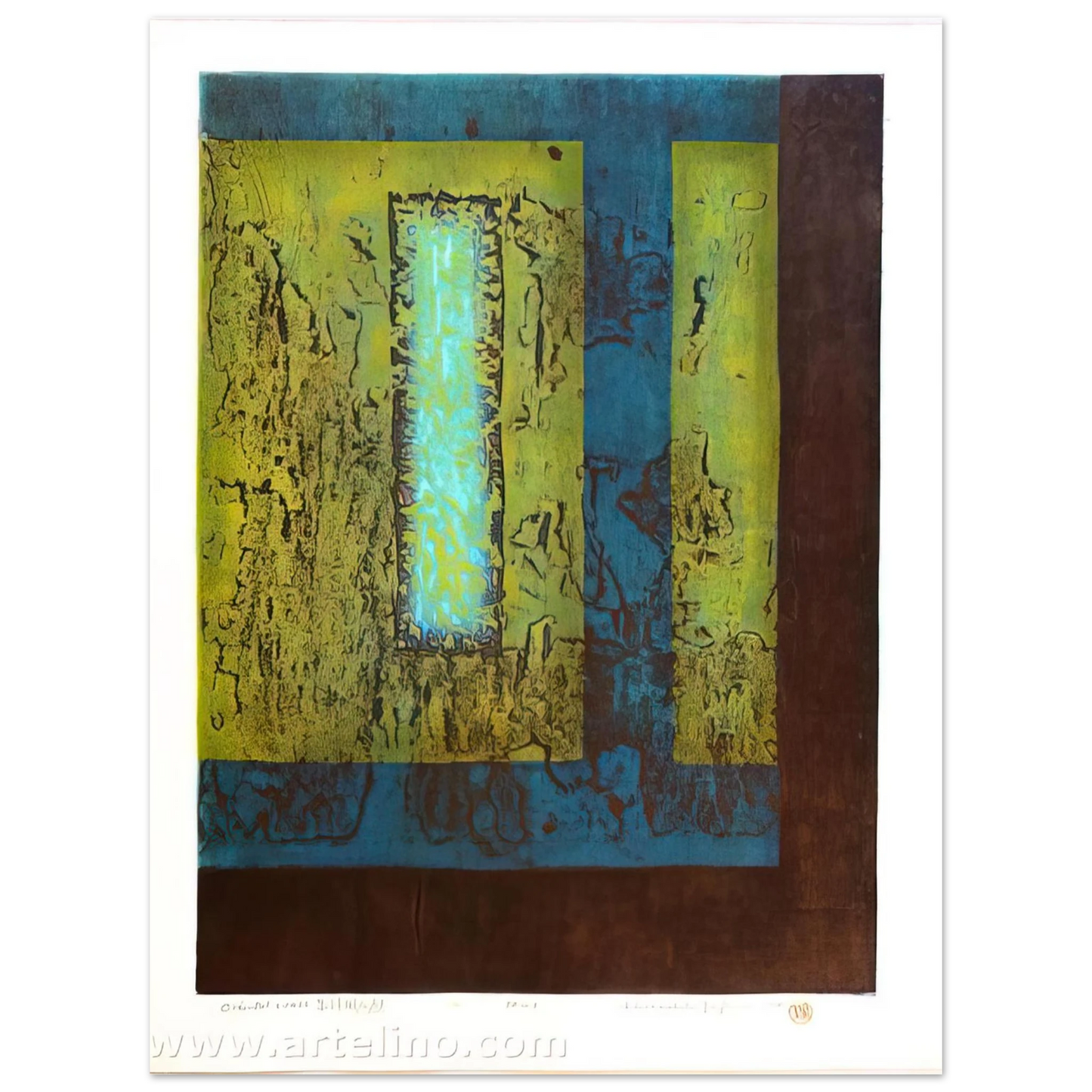 Hiroyuki Tajima - Oriental Wall - 1970  75x100 cm / 30x40inches Fine Art Poster