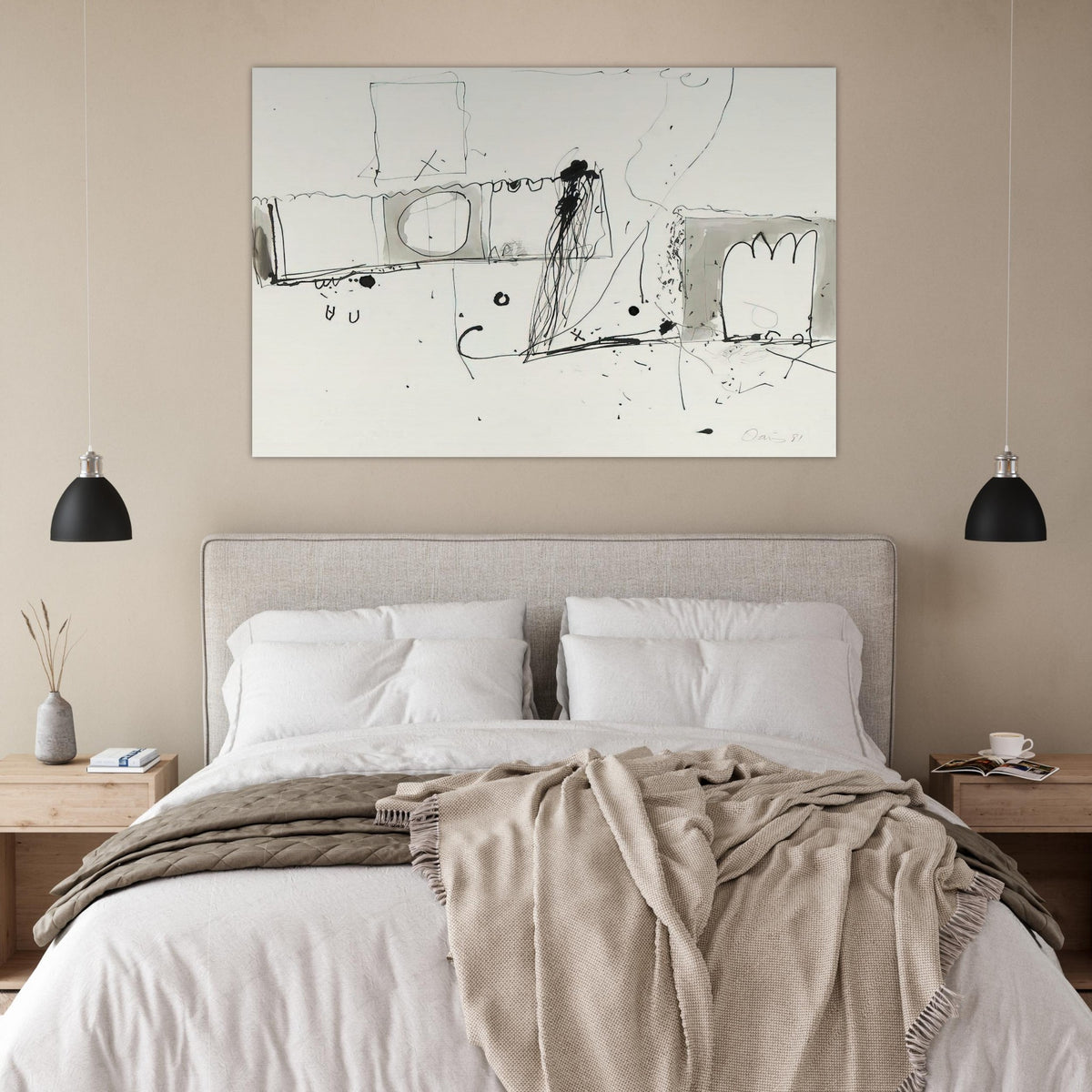 Cross Fire - 1981 - Gene Davis Art Prints - 100x150 cm / 40x60″ inches | Gene Davis Poster | Gene Davis Prints