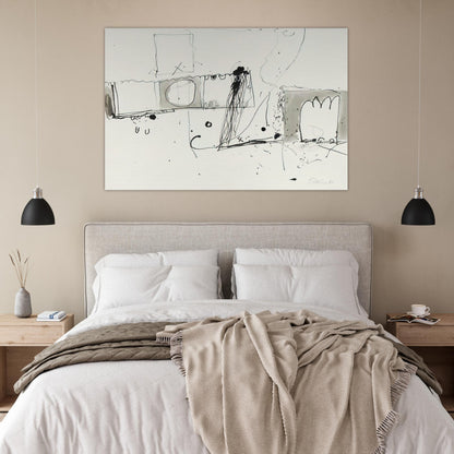 Cross Fire - 1981 - Gene Davis Art Prints - 100x150 cm / 40x60″ inches | Gene Davis Poster | Gene Davis Prints