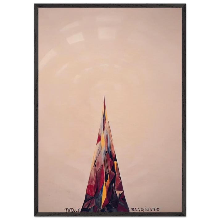 Totale - 1930 Italy - Benedetta Cappa 70x100 cm / 28x40 inches Framed Art Print – Black Wooden Frame