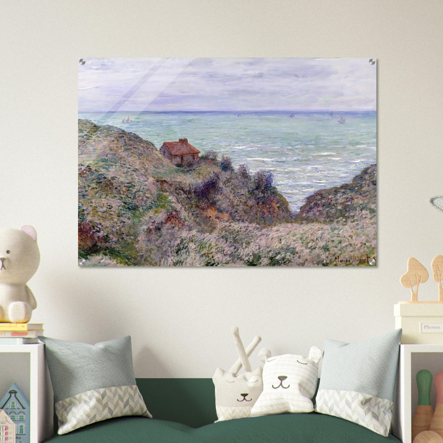 Customs House - claude monet Acrylic Print - 70x100 cm / 28x40″ inches | claude monet Wall Art | claude monet Prints