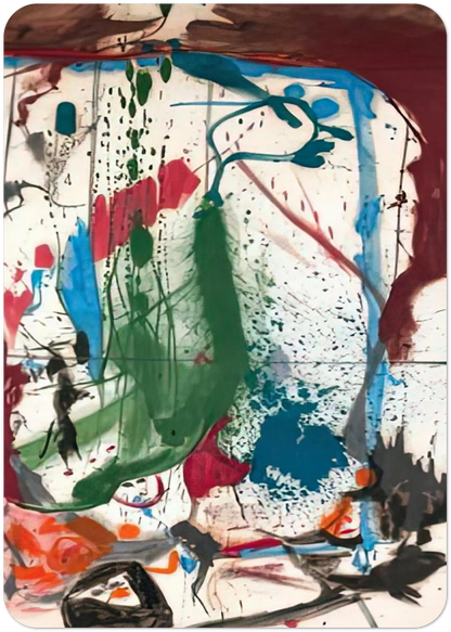 Las Mayas, 1958- By Helen Frankenthaler Pack of 10 Post Cards | Helen Frankenthaler Post Cards | A6 (10.5 x 14.8 cm) - 4.1 x 5.8 inches