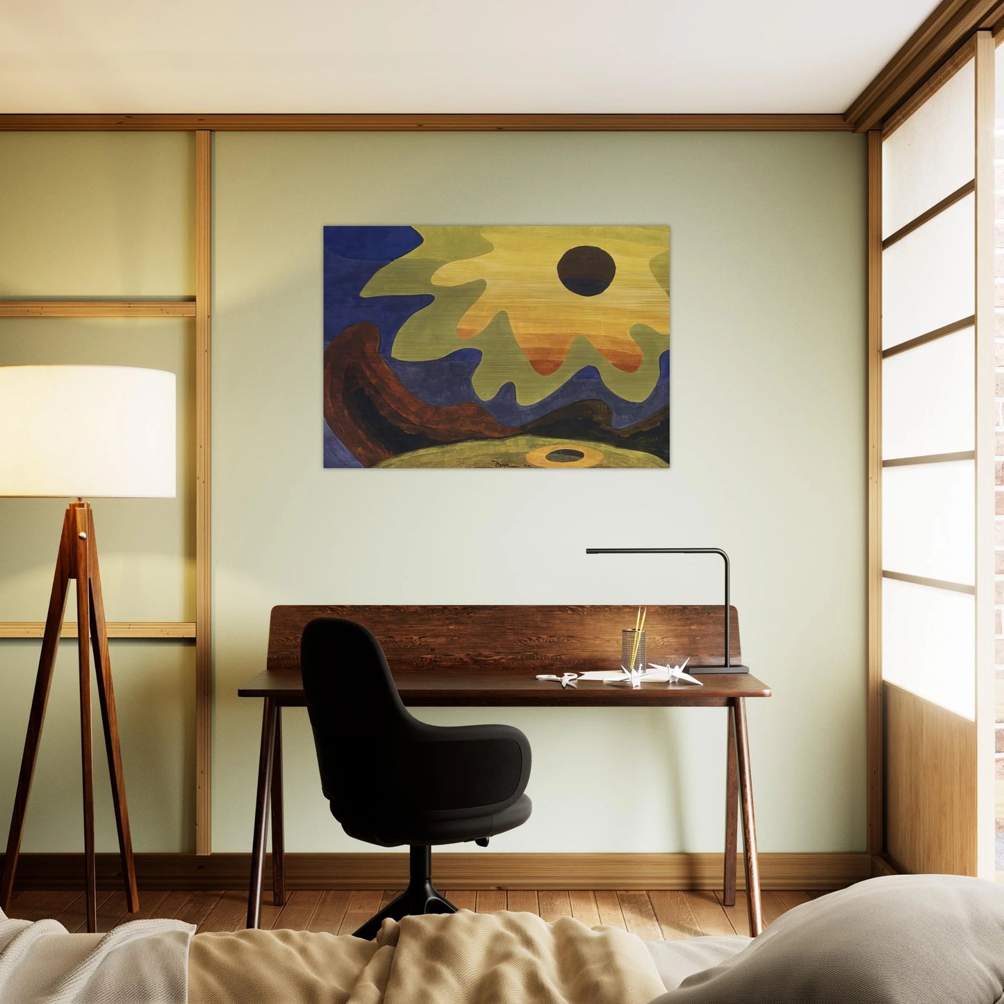 Sun - 1943 - Arthur Dove Brushed Aluminum Print - 70x100 cm / 28x40 inches | Arthur Dove Aluminum Print | Arthur Dove Prints