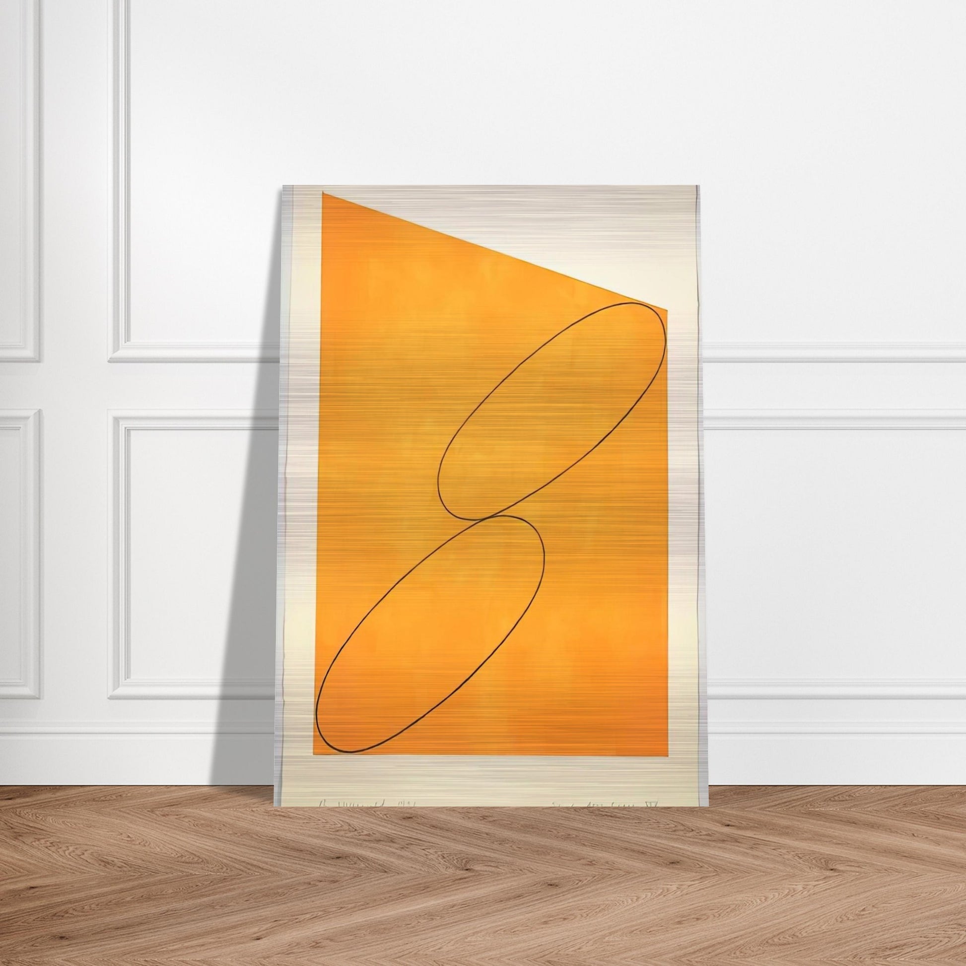 TUDY ATTIC SERIES XIV 1991 - Robert Mangold Brushed Aluminum Print - 70x100 cm / 28x40 inches | Robert Mangold Aluminum Print | Robert Mangold Prints